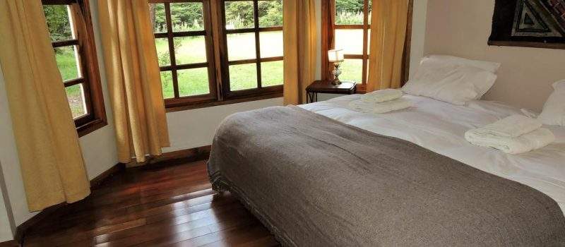 Cama Hosteria Pilar Chalten Santacruz Argentina Hotel El Santa Cruz